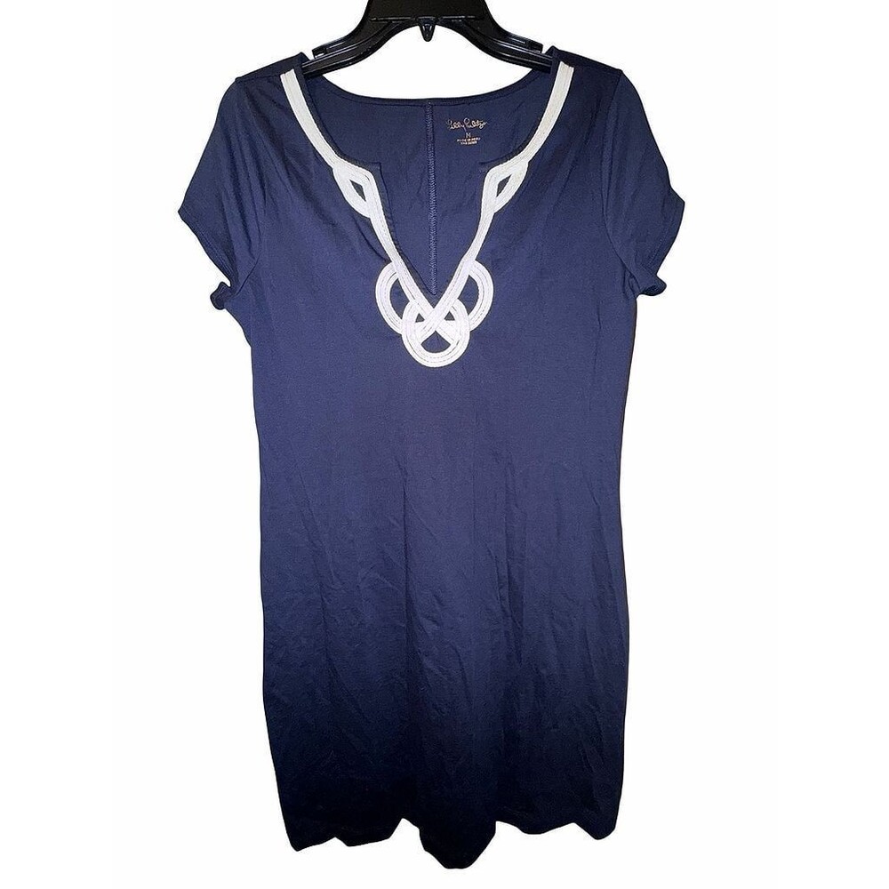 NWT Lilly Pulitzer Size M Brewster True Navy Casual Dress